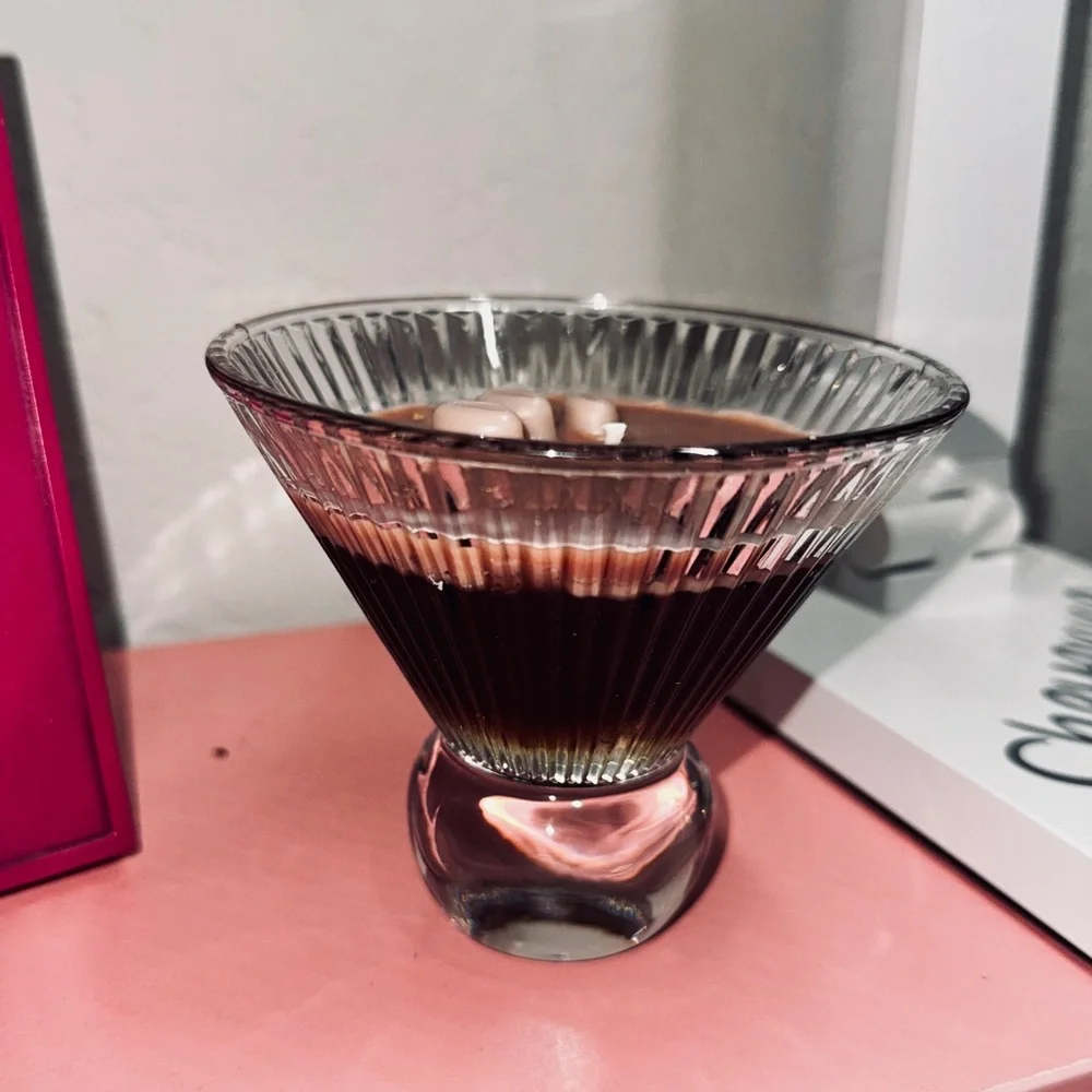 Espresso Martini Candle ☕🍸  | Handmade 💕 Soy & Gel Wax ✨🕯️